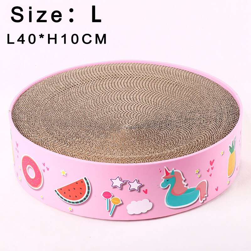 Type Kom Kat Catnip Krasraad Nail Schraper Mat Bed Speelgoed Katten Scratcher Gegolfd Papier Kitten Pad Rest Dierbenodigdheden: -FL