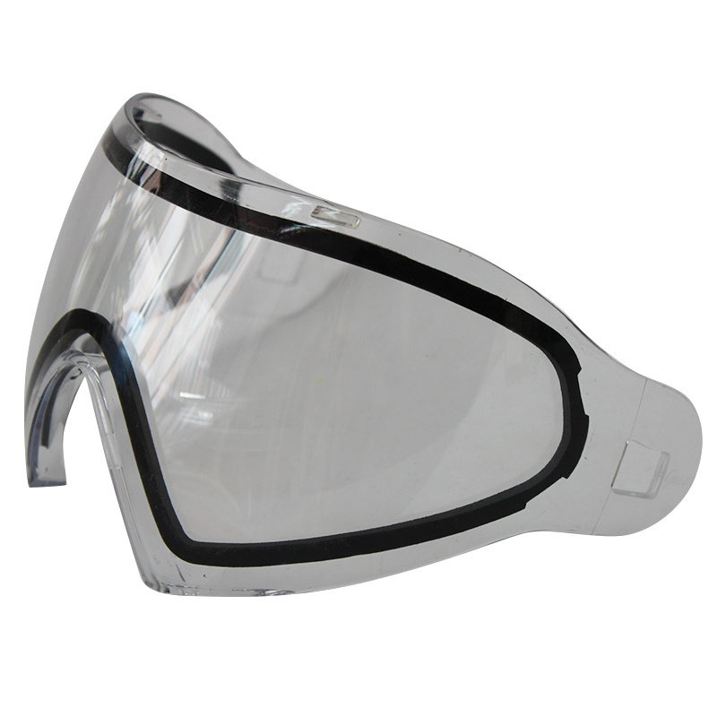 Ersatz-Ersatzbrille mit blauer Anti-Beschlag-Thermlinse für Farbstoff I4-Maske: transparent