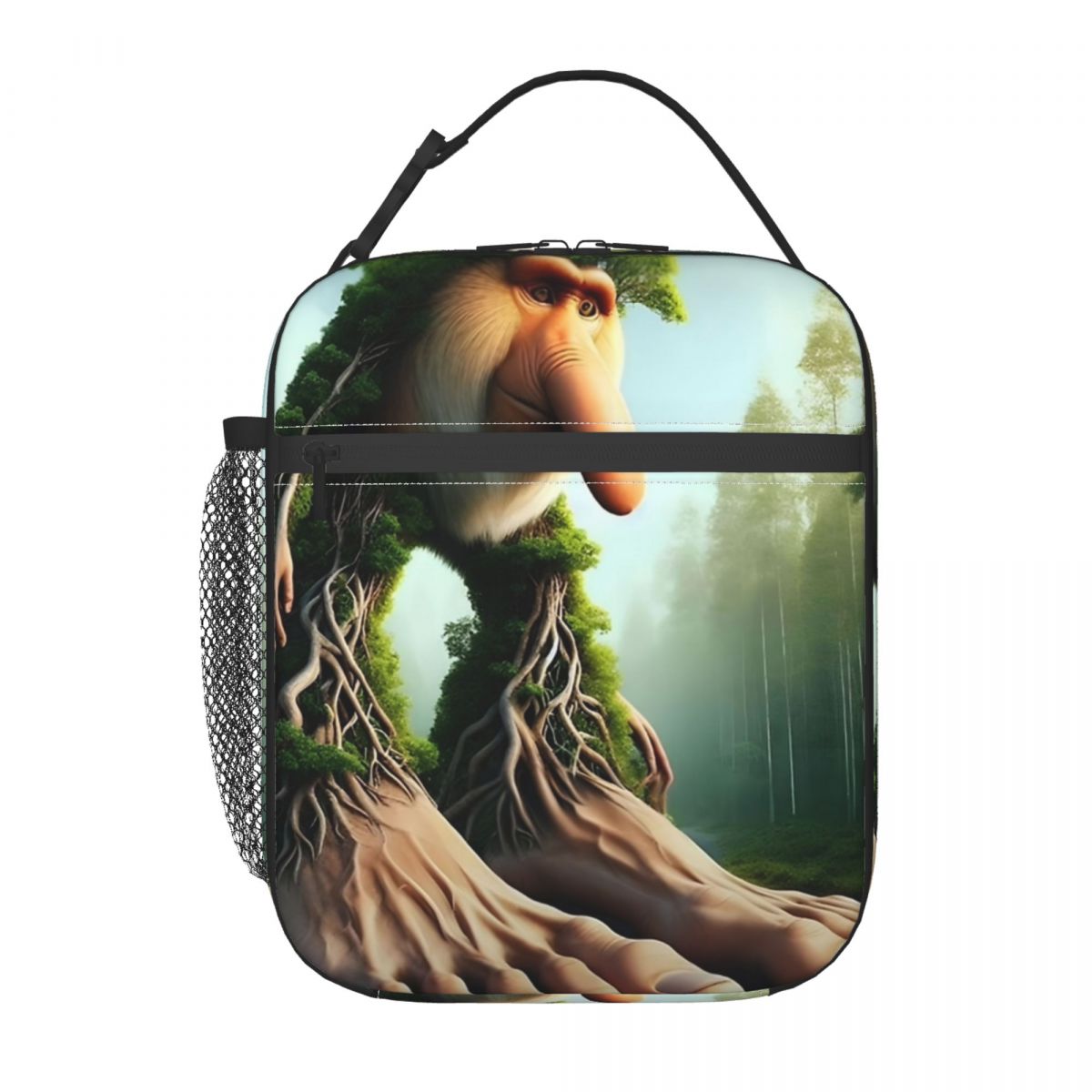 Brr Brr Patapim Meme Thermal Insulated Lunch Bag for Office Italian Brainrot Memes Portable Bento Box Cooler Thermal Lunch Boxes