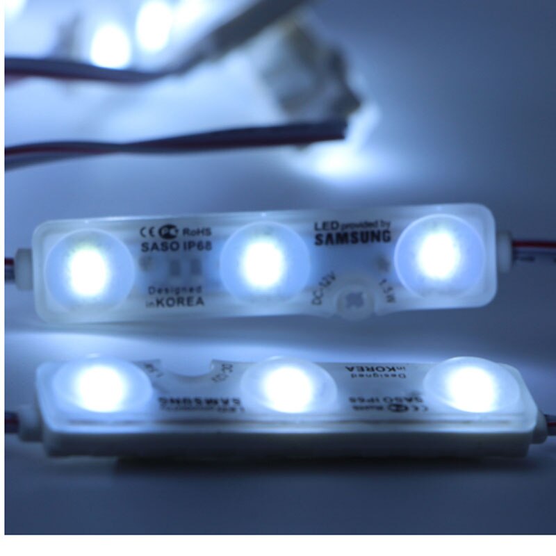 Welding Injection Led Module side lamp 5730 SMD waterproof Strip light for signage advertising 500pcs samsung Led Module light