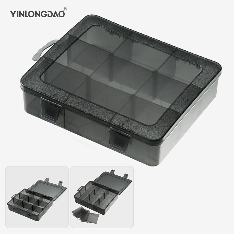 Removable Plastic Portable Parts Box Screw Storage Box Metal Parts Hardware Tool Screwdriver Auto Repair Tool Box
