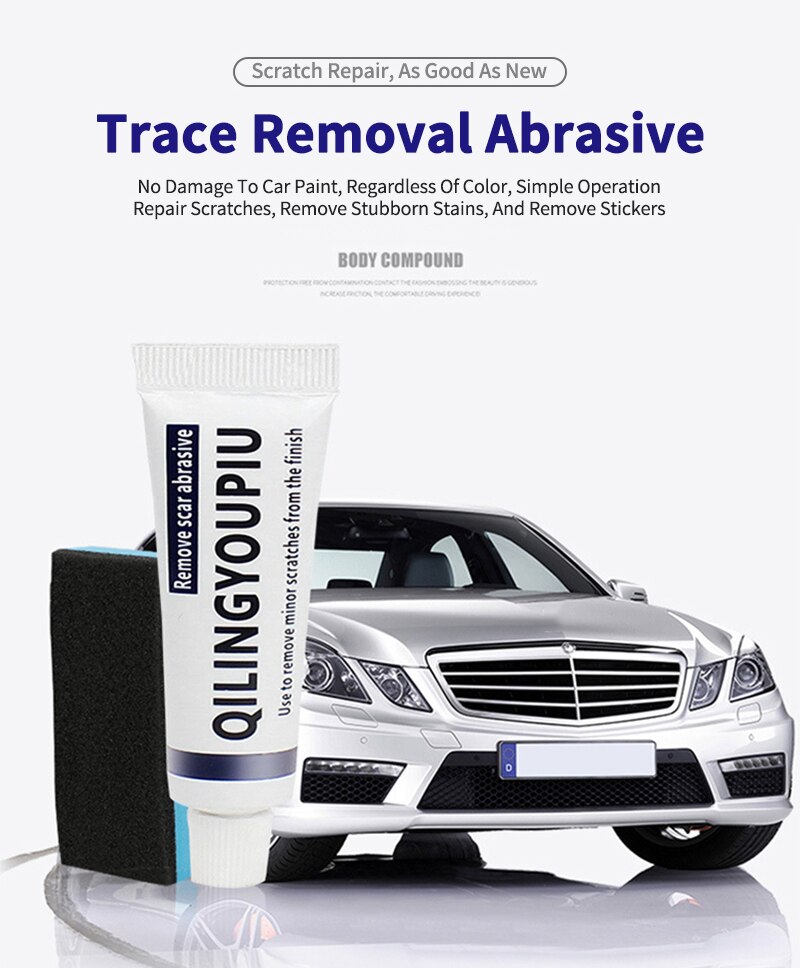 Cire pour carrosserie de voiture, soin de peinture anti-rayures, polissage automobile, meulage, outil de réparation, pâte automobile, nettoyage de vernis