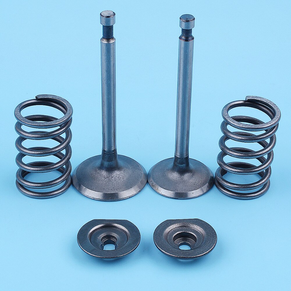 Einlass auslass Ventil & Frühling Ventil & Frühling Retainer Für Honda GX340 GX390 11HP 13HP GX 340 390 Benzin Motor motor neue