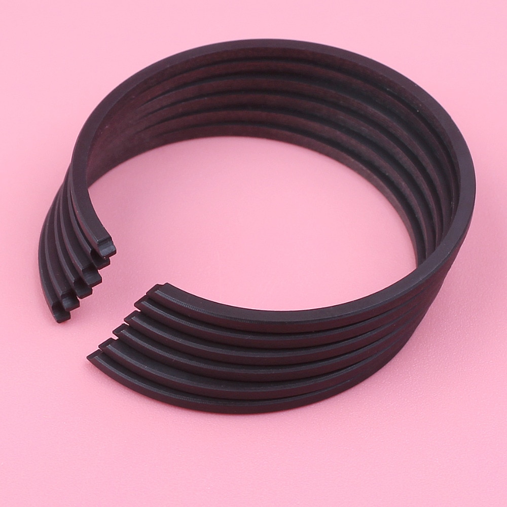 6 pcs/lot segments de Piston pour Stihl FC55 FC75 FC85 HL45 HL75 KM55 KM85 MM55 outil de coupe moteur pièce de rechange 34mm x 1.5mm