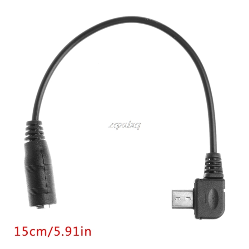 Micro USB B 5 Pin Male Naar 3-Pole 3.5mm Vrouwelijke Jack Aux Audio Adapter Kabel 15cm Elektronica Voorraden