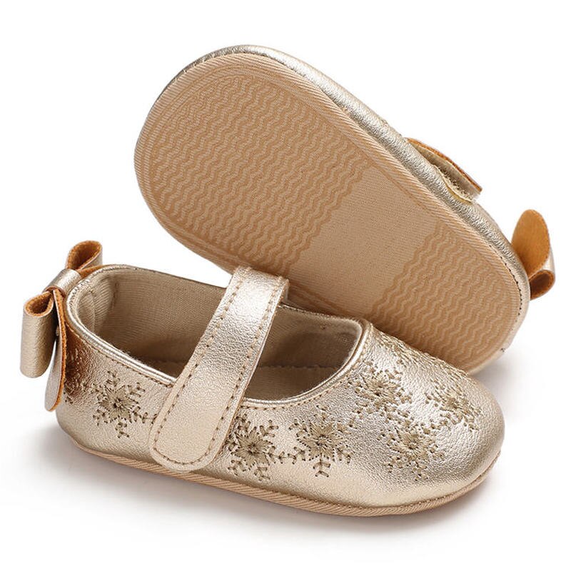 Babyschoenen jongen meisje wieg schoenen peuter baby pu leer strik prinses meisje babyschoenen eerste loopschoenen baby