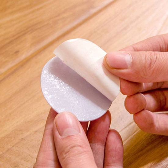 Self Adhesive Wall Buffer Stop Protector Door Handle Bumper Stopper Rubber Stop Anti-collision Wall Protection