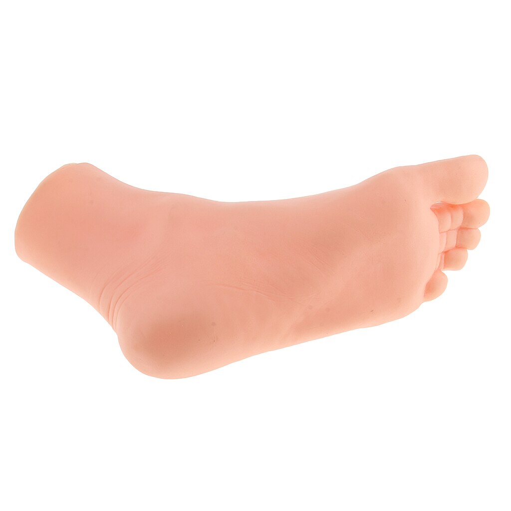 Pied de Mannequin en Silicone pour femme, 1 pièce, modèle de chaussettes, chaussures, bagues, vitrine de détail