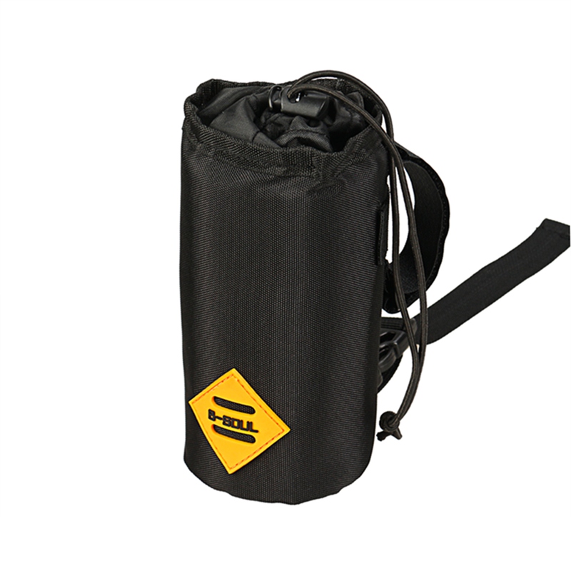 1pc vintercykel vandflaske isoleret taskeholder taske bærbar cykelhåndtag kedelpose styrestangs taske udendørs: L