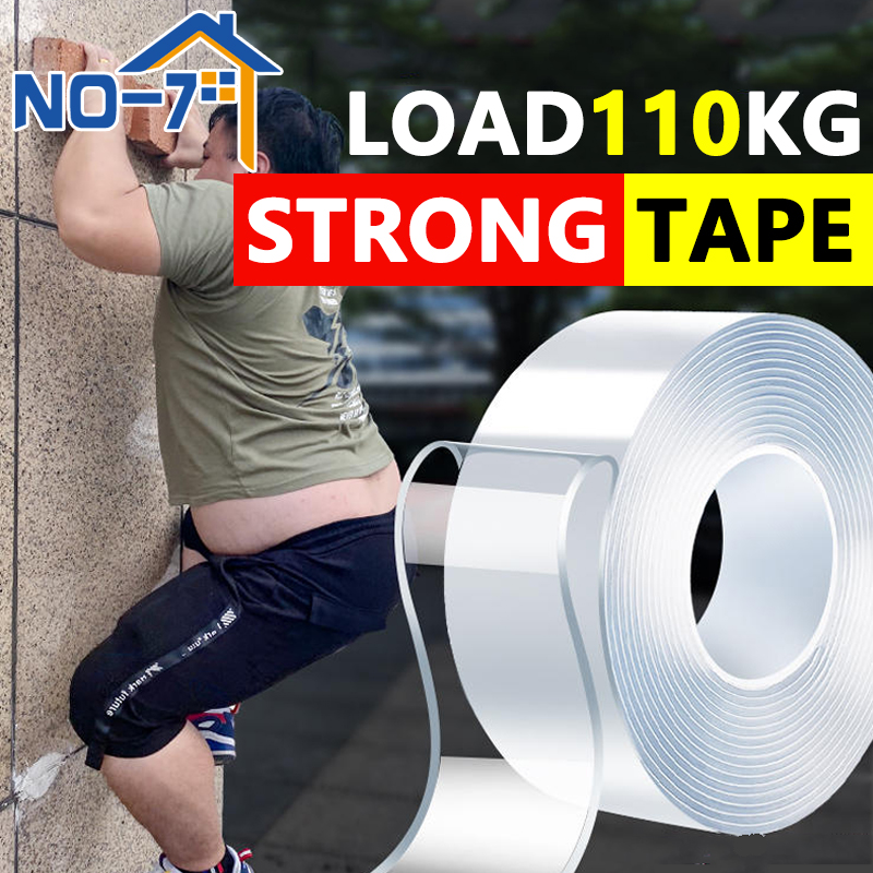 Nano cinta súper fuerte, cinta adhesiva de doble cara, cinta antideslizante Extra fuerte, cinta transparente impermeable para cocina y baño