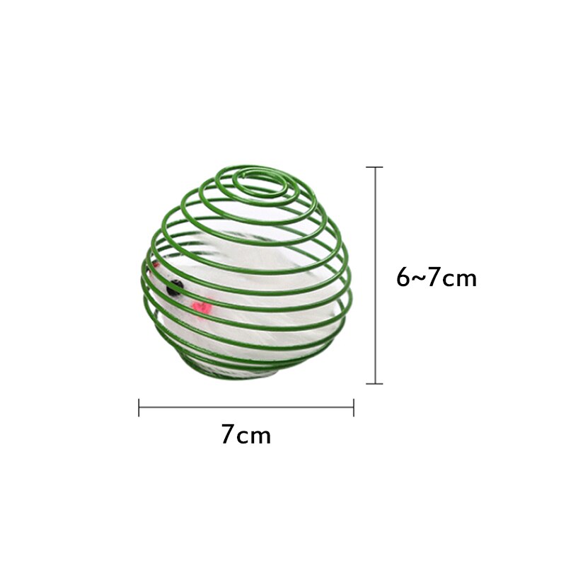 1PC zabawka dla kota wiosna więzienie klatka mysz teleskopowa drut wiosna interaktywne szkolenia zabawka dla kota s artykuły dla zwierząt kolor losowo TXTB1