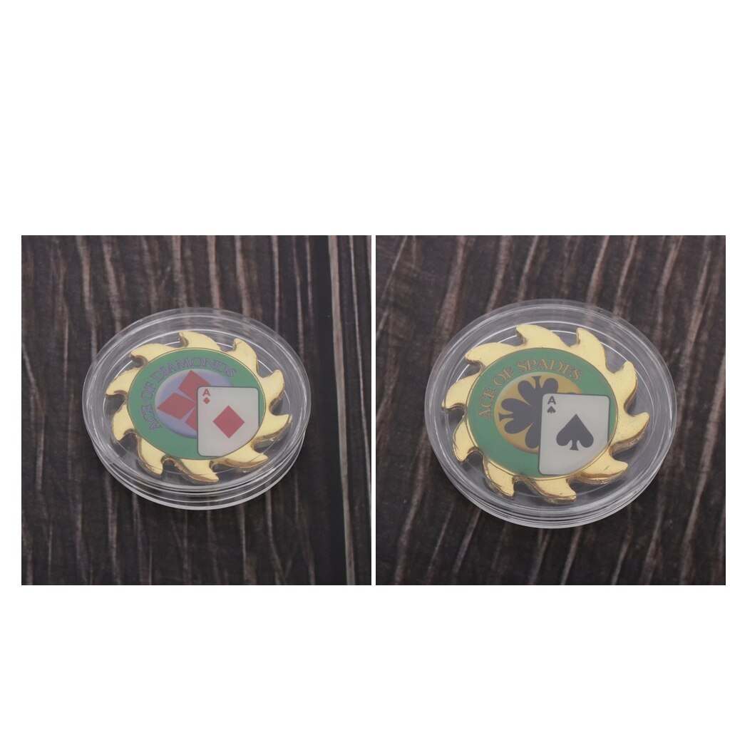 Poker Star Card Metal Craft Poker fichas, juego de póker Hold'em Accesorios