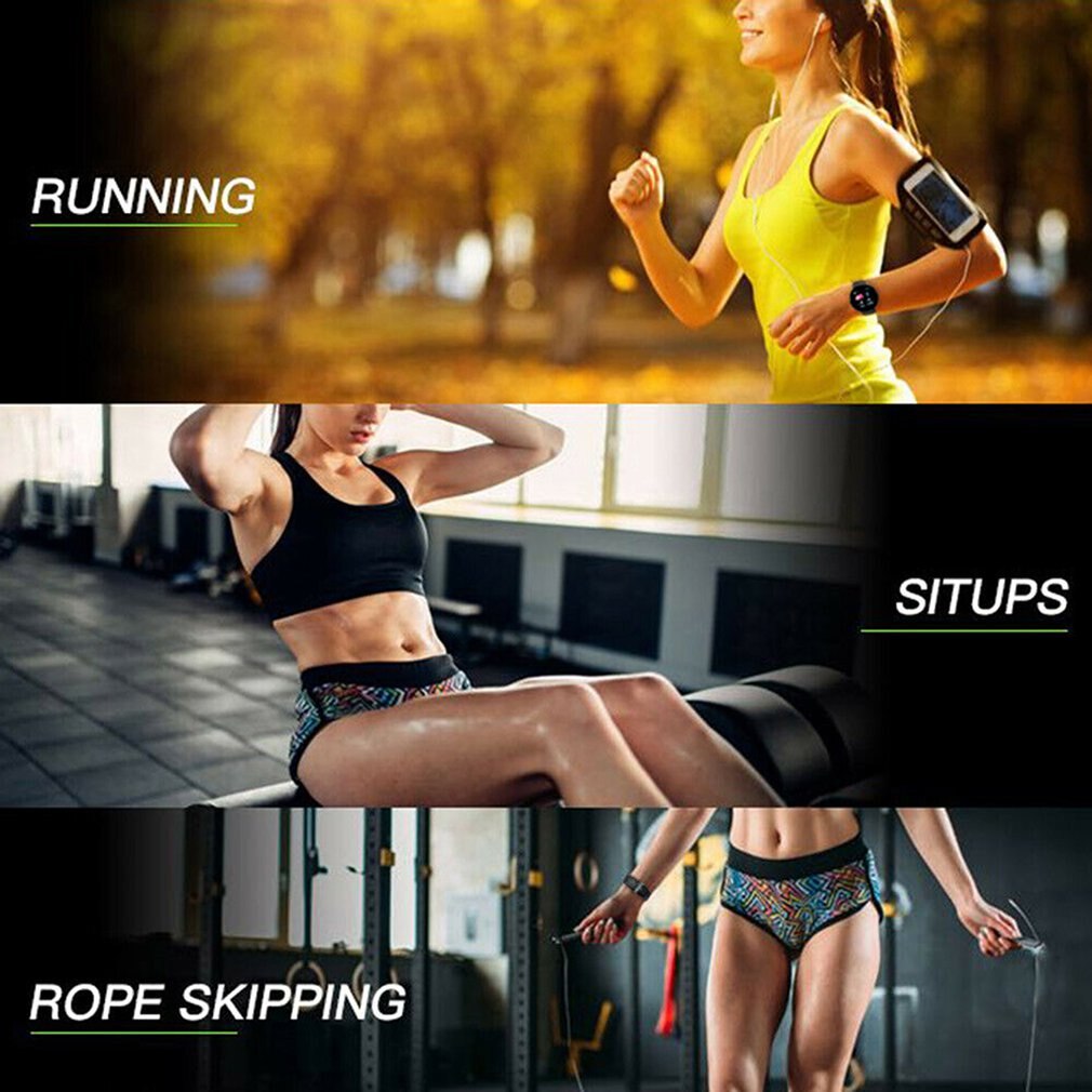 Bt4.0 slimme horloges met hartslagmeter, waterdichte armband, 1.3 inch tft-kleurenscherm, fitnesssmartwatch