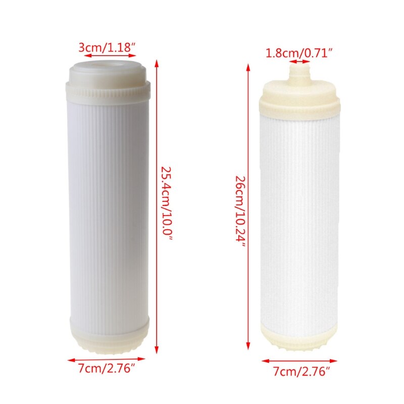 Tap water ultrafiltration membrane filter cartridge, flat and socket filter. A6HB