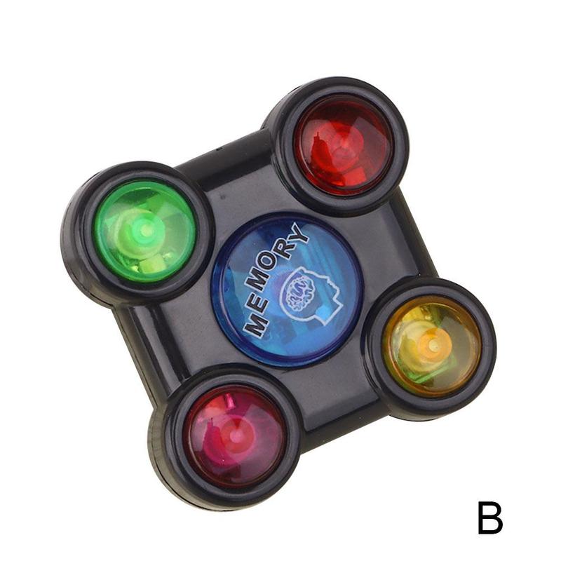 1Pc Volwassenen Kids Stress Relief Speelgoed Draagbare Kleurrijke Gamepad Vorm Geheugen Doolhof Kubus Gadget Sleutelhanger Educatief Doorbraak Game: black B