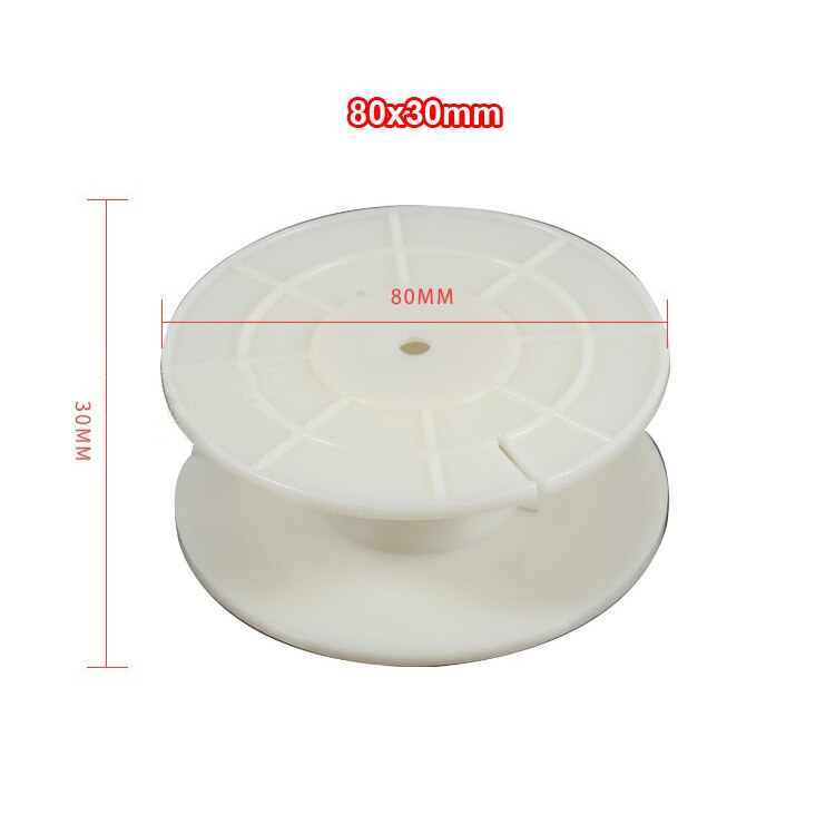 2pcs Round Inductor Winding Frame Amplifier Crossover Bobbin Wire Coil Thickened Inductance Skeleton #White: 80x30mm