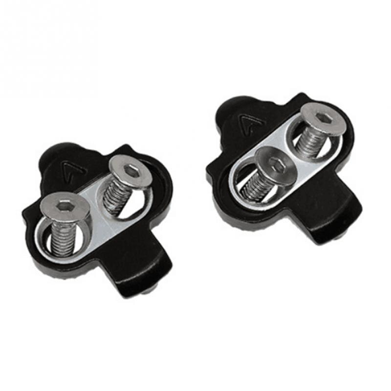 Mountainbike pedaler klampe cykling mtb cykel klampe sæt clip-in clips kit m/hardware møtrikker klamper spd pedaler plade cykel adgang