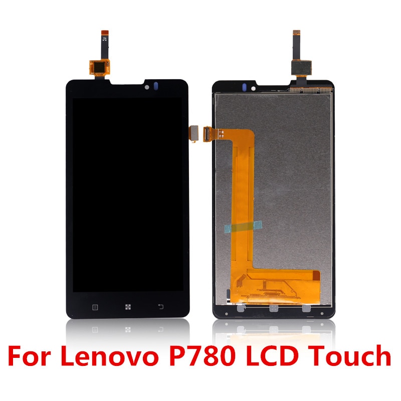 Voor lenovo P780 LCD Display met Touch Screen Digitizer Panel Module Volledige Vergadering Met Frame Voor lenovo P780 Display