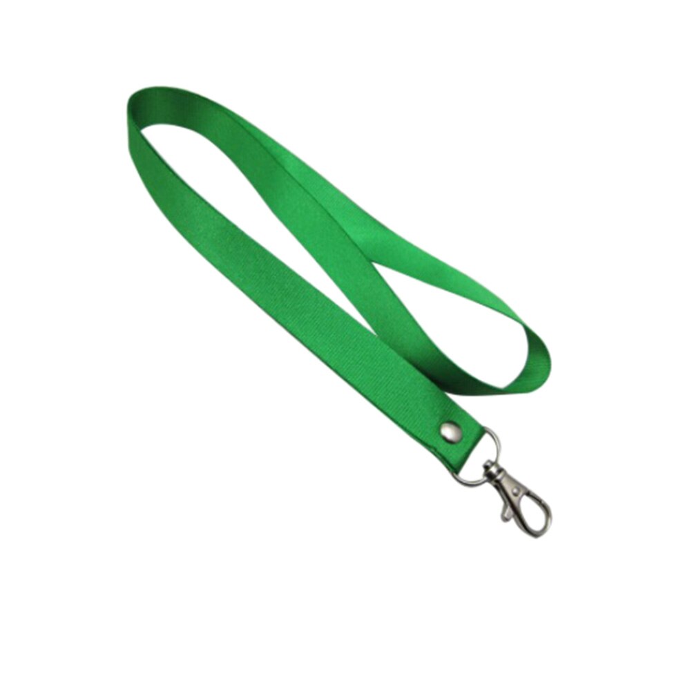 Correa de cuello para llaves, cordón para colgar tarjetas de identificación, nombre, insignia, teléfono móvil, DIY, 1 ud.: Verde