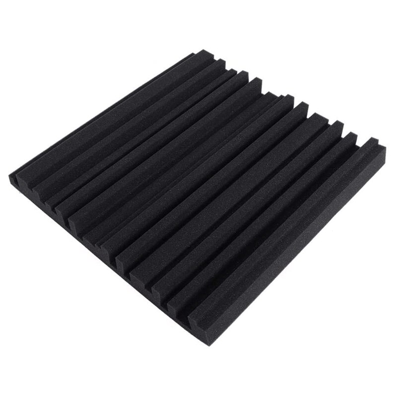 6 Pcs Sound-Absorbing Foam Board,Studio Wedge-Shaped Brick,Sound-Absorbing Foam Sound-Absorbing Room Panel,50 x 50 x 5cm