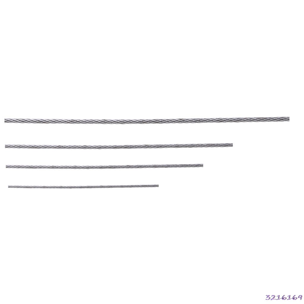 5m 304 Stainless Steel Wire Rope Soft Fishing Lifting Cable 7x7 Clothesline