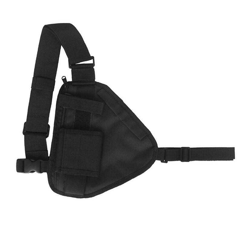 Chest Rig 600D Oxford Cloth Chest Bag Walkie-Talkie Chest Bag Wireless Hand-Held Search and Rescue Radio Bag Chest Bag