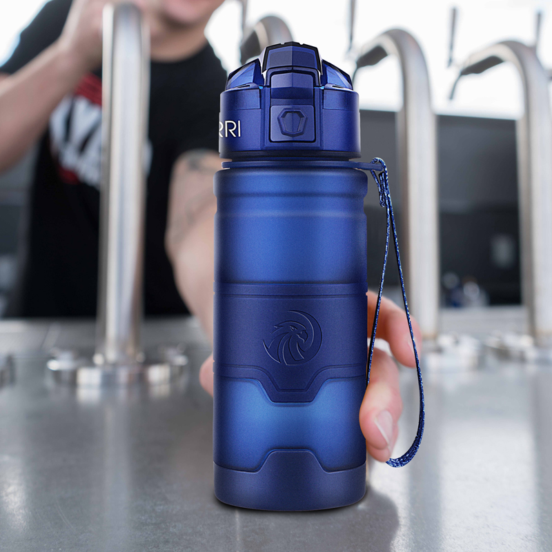 Zorri drak blau sport wasser flasche beste mehrweg protein shaker bpa frei wasser flasche wandern radfahren gym flasche botella
