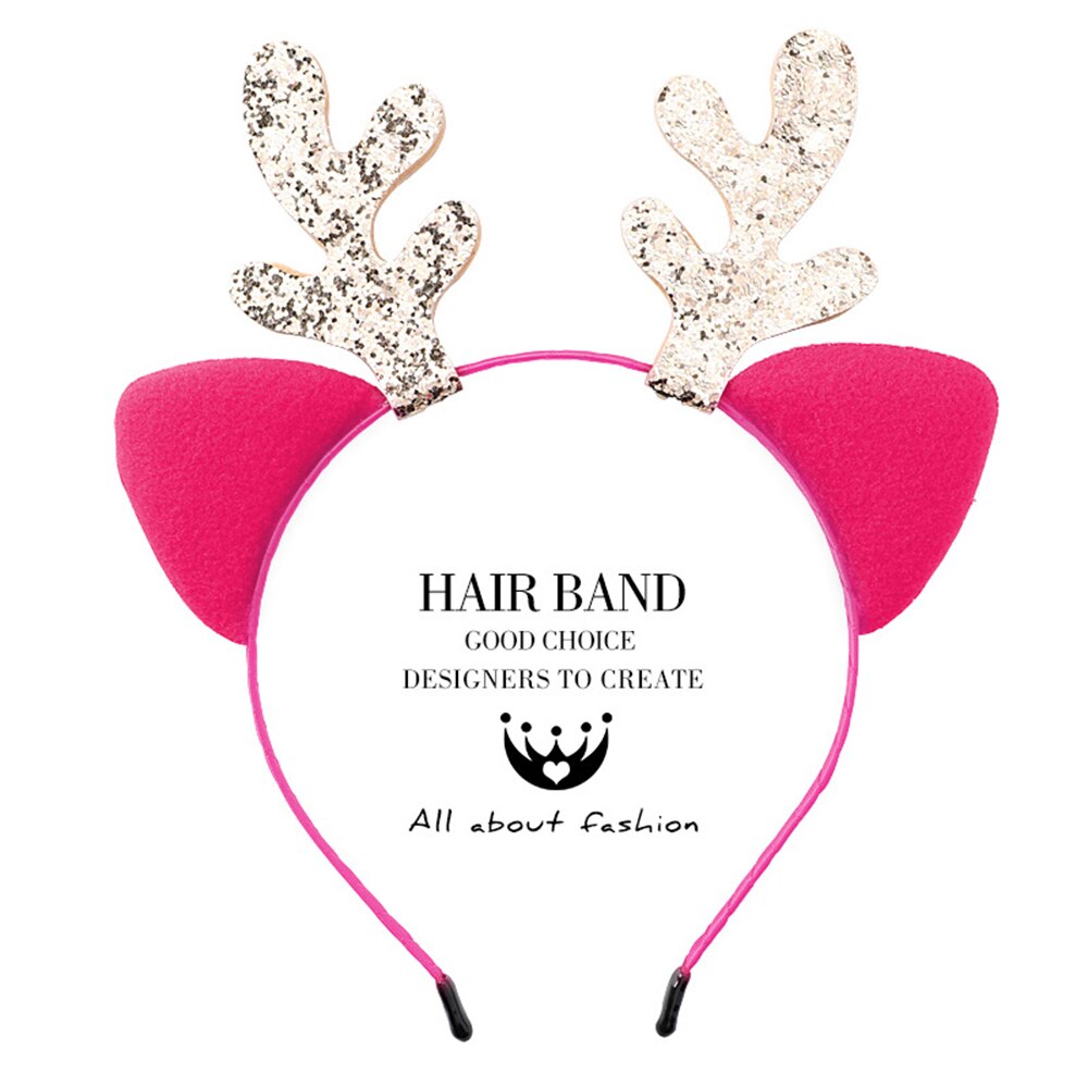 Lovely Cat Ear HairwearAntler headband cute cat ears hairpin headband headband decorative party headband