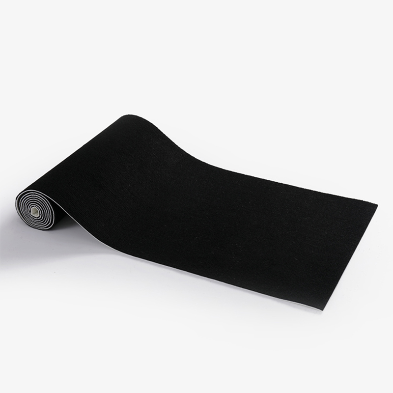 Tapis auto-adhésif antidérapant absorbant, tapis de sol en PVC réutilisable et amovible, autocollant de sol pour bureau, maison, hôtel, escalier, DIY bricolage: 800 millimètres x 800 millimètres / Rouge