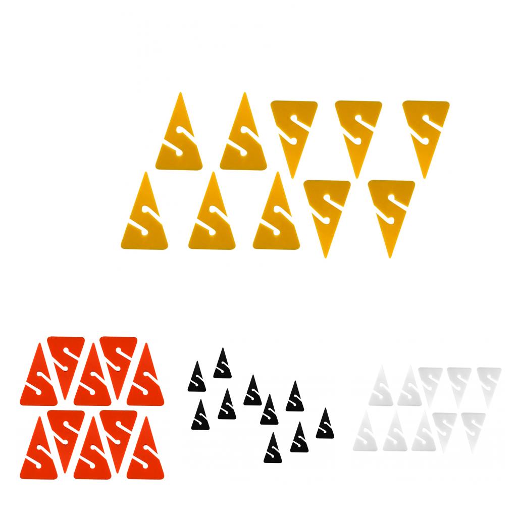 Pack 10 Ultralight Triangle PVC Line Arrow Markers for Safety Scuba Dive Cave and Wreck Diving
