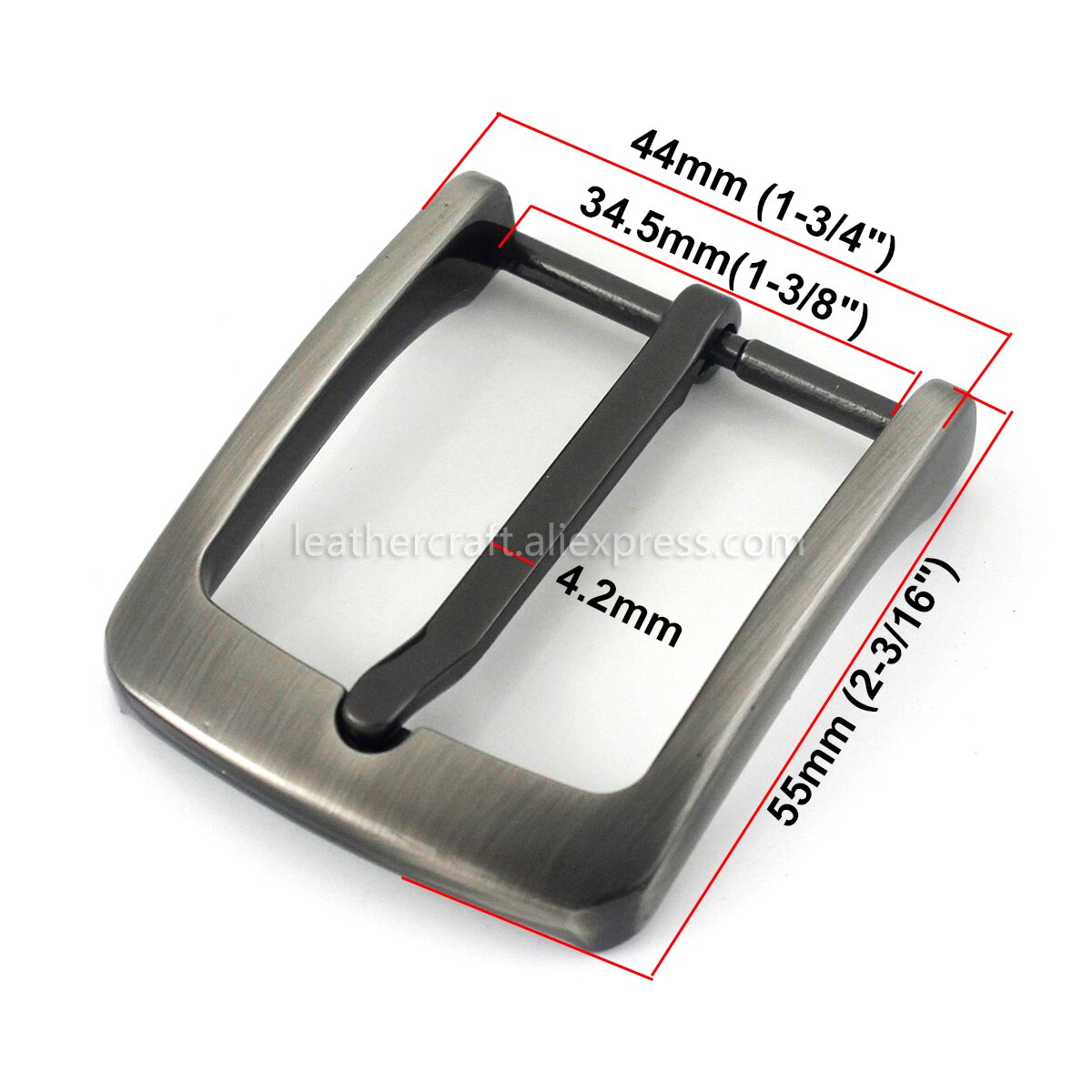 1pcs 35mm Metal Tri Glide Belt Buckle Middle Center Bar Men's Single Pin Buckle Leather Belt Bridle Halter Harness Adjustment