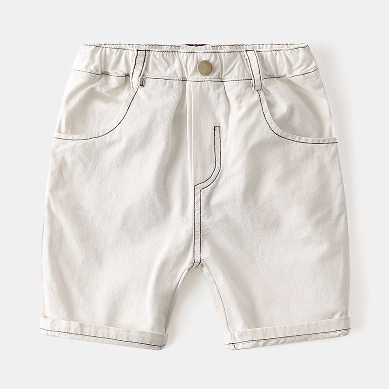 Pantalones cortos de verano para niños, ropa de playa informal, de algodón, transpirables, suaves, para Trousers2-10Years, novedad de