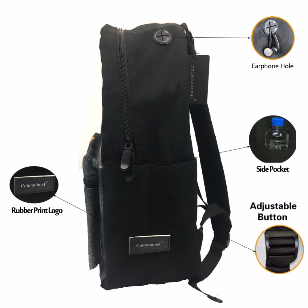 Forudesigns univers / space star 3d print lærred herretasker børn drenge galakse skole rygsæk mochila studerende skoletasker taske