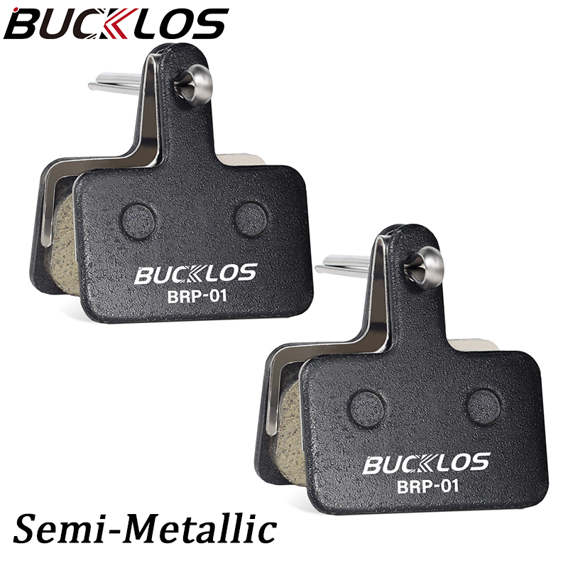 BUCKLOS Fit B01S pastilla de freno de disco resina semimetálica cerámica pastillas de bicicleta pastillas de frenos hidráulicos para SHIMANO MT200 MT400: Azul