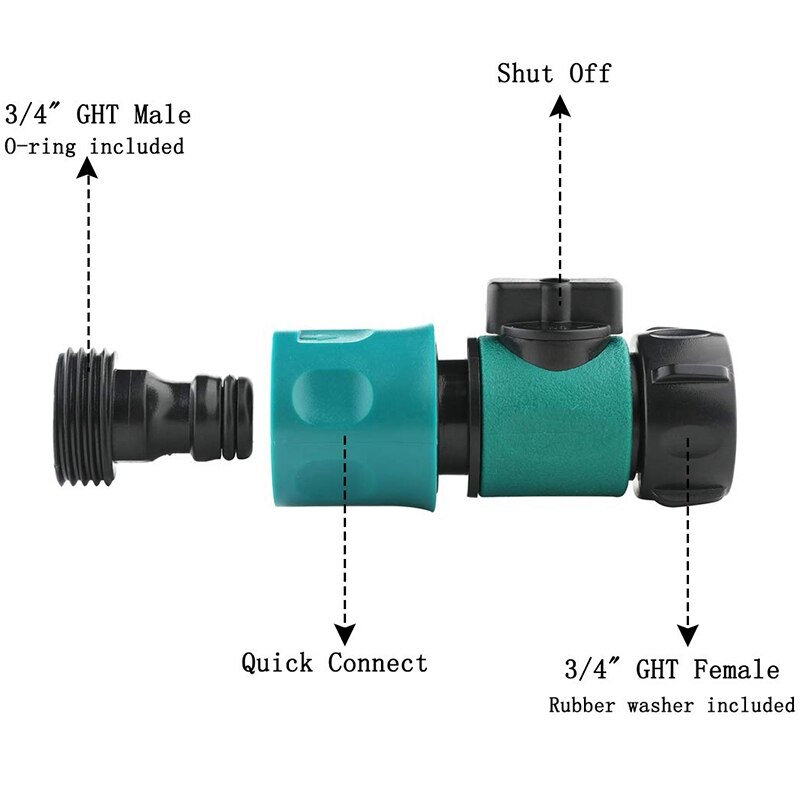 Tuinslang Vrouwelijke Connector - Waterslang Quick Connect