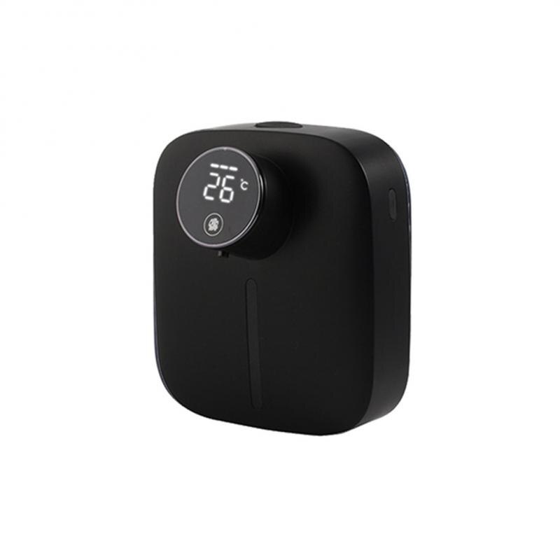 Dispensador de jabón automático para baño, máquina desinfectante con Sensor Digital recargable, sin contacto, 320ML: Black