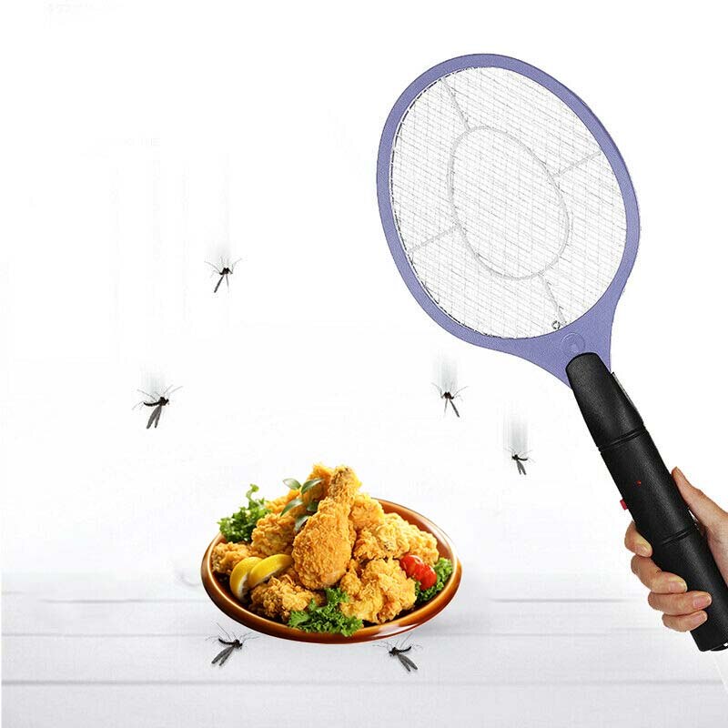 Elektrische Vliegenmepper Thuis Vliegenmepper Mosquito Bug Zapper Doodt Muggen Veiligheid Mesh Draadloze Anti Mosquito Bug Gebruik AA Batterij