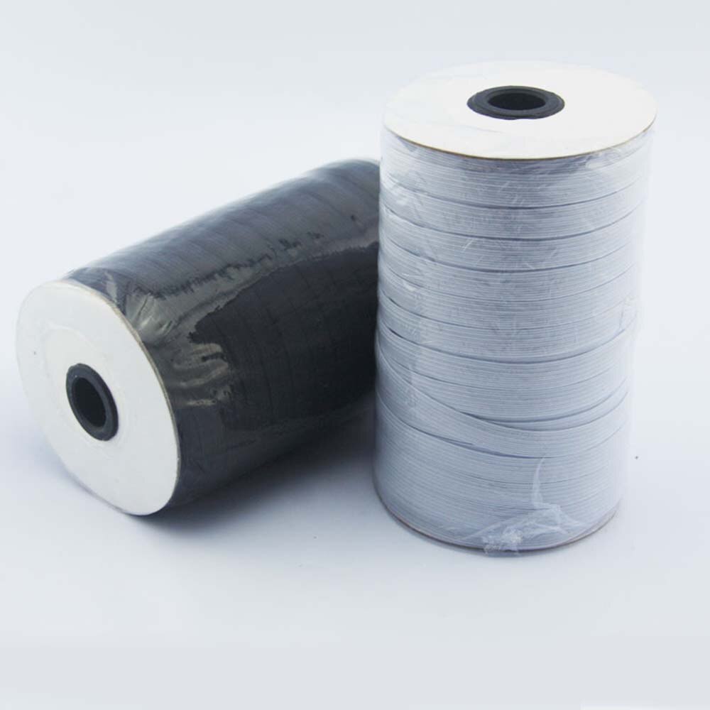 Ruban élastique en Spandex à haute élasticité, 4/4/5/6/8/10/12mm, 4 mètres/lot, garniture de bande, tissu de couture, accessoires pour vêtements de bricolage