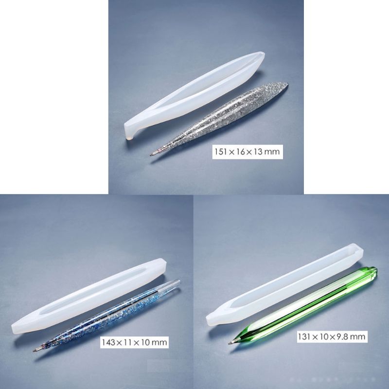 Ballpoint Pen UV Epoxy Resin Casting Mold Penholder Silicone Mold DIY Art Craft