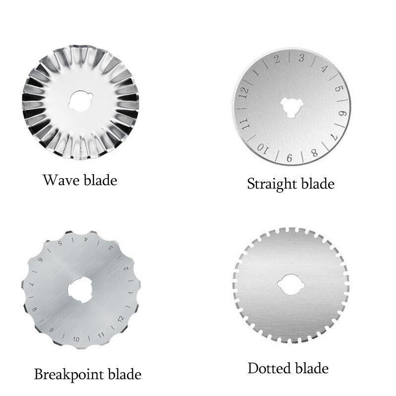 Leather Fabric Tool Rotary Cutter DIY Arts Crafts Cutting Cloth Tool Patchwork Roller Wheel Round Knife Sewing Accessories