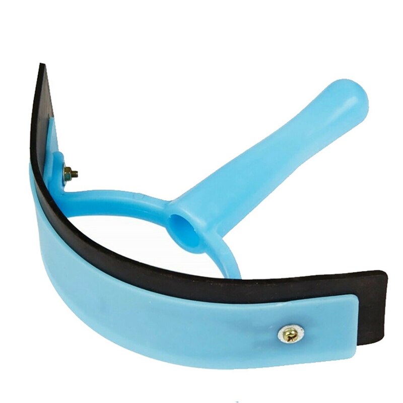 -2Pack Kunststoff Zwei-Tonne Pferd Schweiß Schaber Pferd Pflege Bausätze Weiche Gummi Rand Licht Gewicht Entfernen Von Wasser und Schweiß