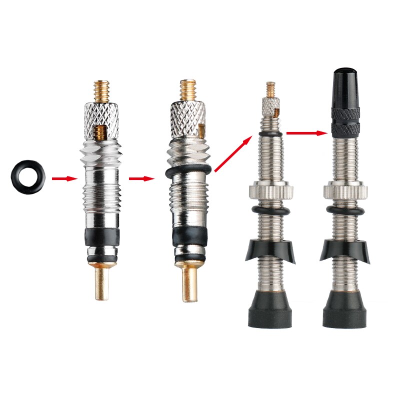 Deemount messing presta ventilkjerne 2/6/12 stk cnc-maskinert fransk ventil mtb landeveissykkel fv rør servicedeler valgfritt verktøy