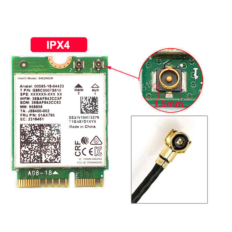 Cable Coaxial RG0.81mm U.FL IPX4 a RP-SMA hembra Pigtail 0,81mm MHF4 Cable de puente Coaxial RF para antena de enrutador WiFi