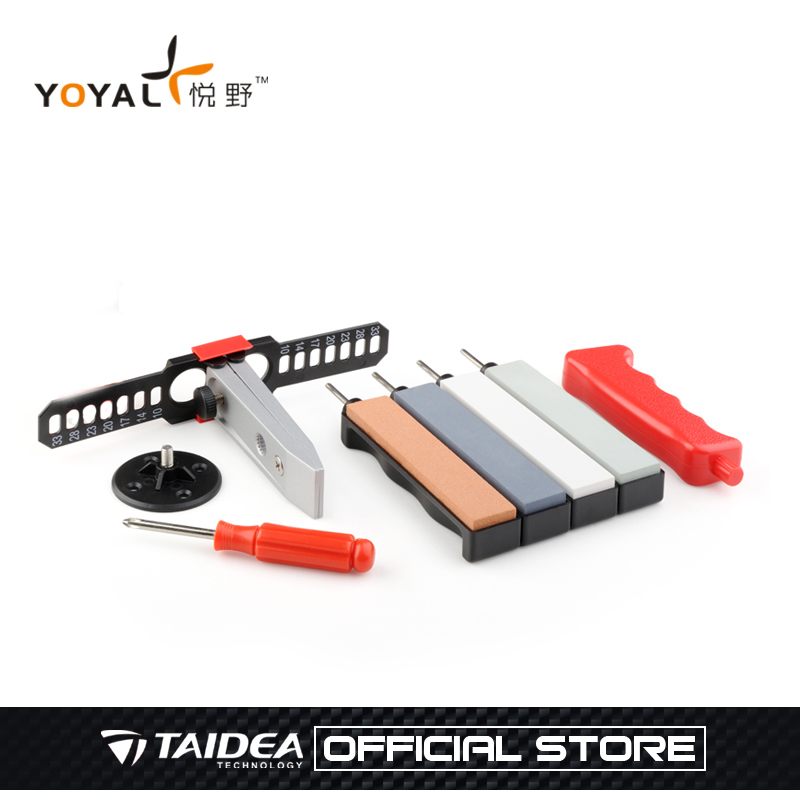 Multifunktionel udendørs knivsliber apex edge pro  t0932w slibesystem 4 sten lansky taidea