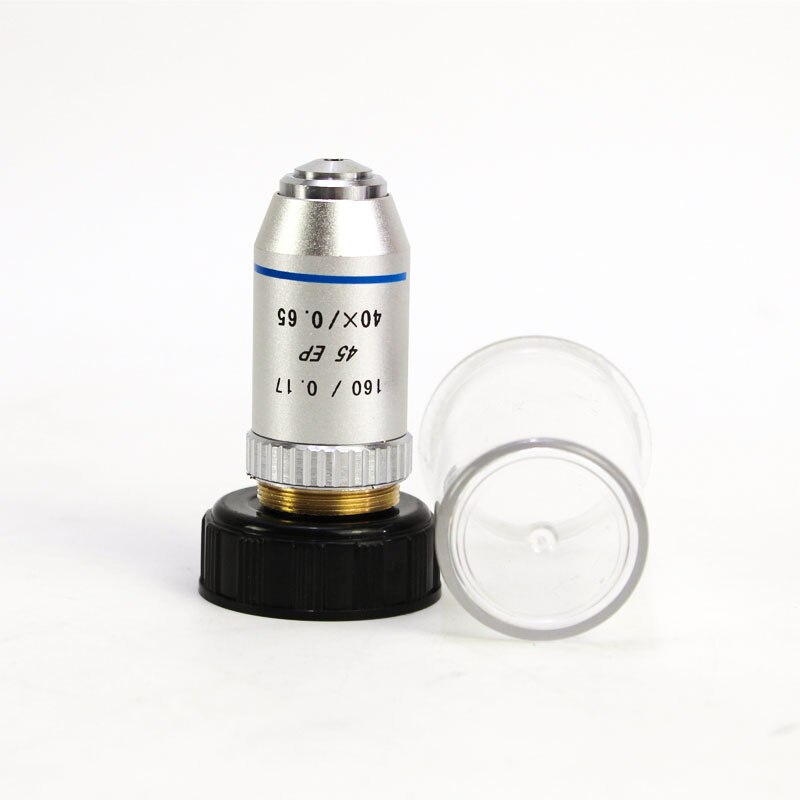 195 45EP Semi Plan Achromatic Objective Lens 4X 10X 20X 40X 60X 100X 160/0.17 for Biological Microscope: 40x