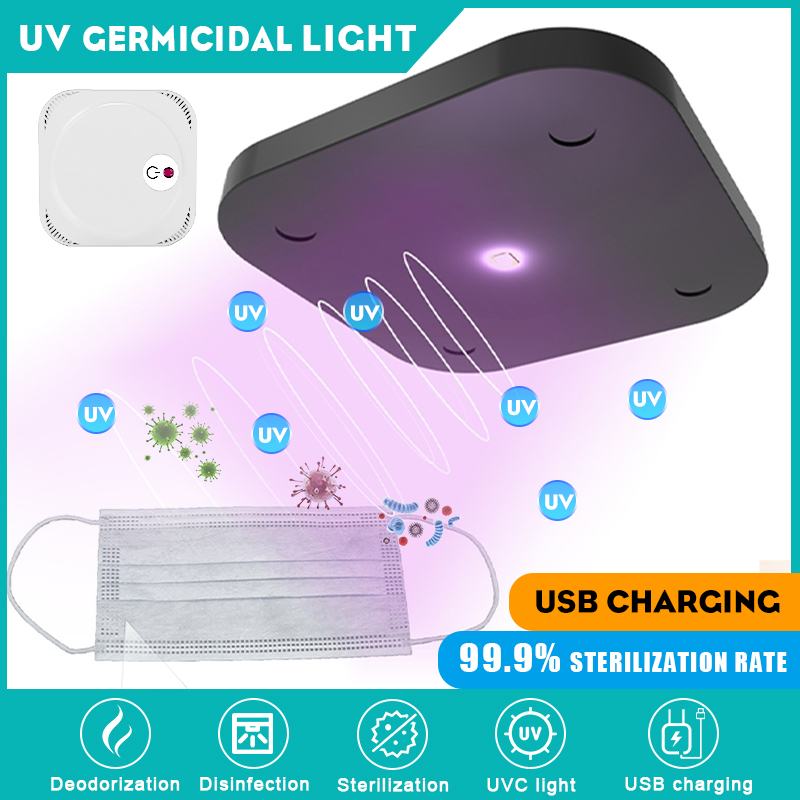 Handheld Uv Lamp Sterilisator Telefoon Sieraden Telefoons Cleaner Uv Sterilisator Desinfectie Lamp Ultraviolet Kiemdodende Licht Voor Masker