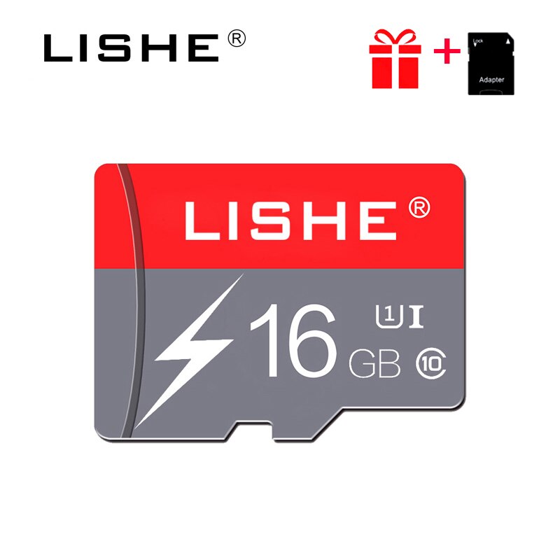 Gratis sd-adapter micro sd-geheugenkaart 128gb geheugenkaarten 64gb kaarten 32gb kaarten  sd 16gb micro sd 8gb kaart voor telefoon: 16gb klas 10