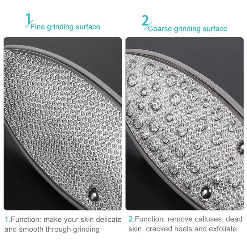 Professionele Zonnebloem Rvs Calluse Remover Pedicure File Dead Skin Remover Pedicure Scrubber Voetrasp Exfoliërende