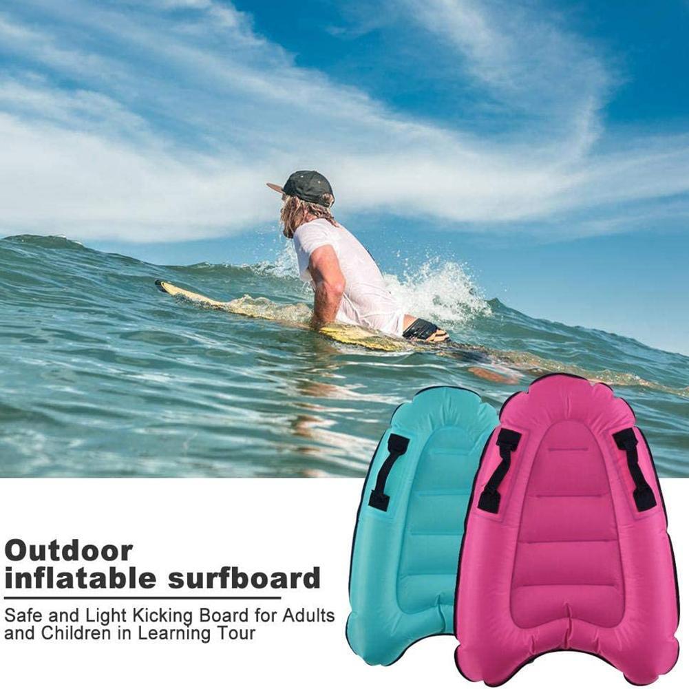 Outdoor Inflatable Surfboard Portable Adult Child Safety Sea Kick Water Skiing Surfing Water Board Sports Ski Safety Lightw I5T2