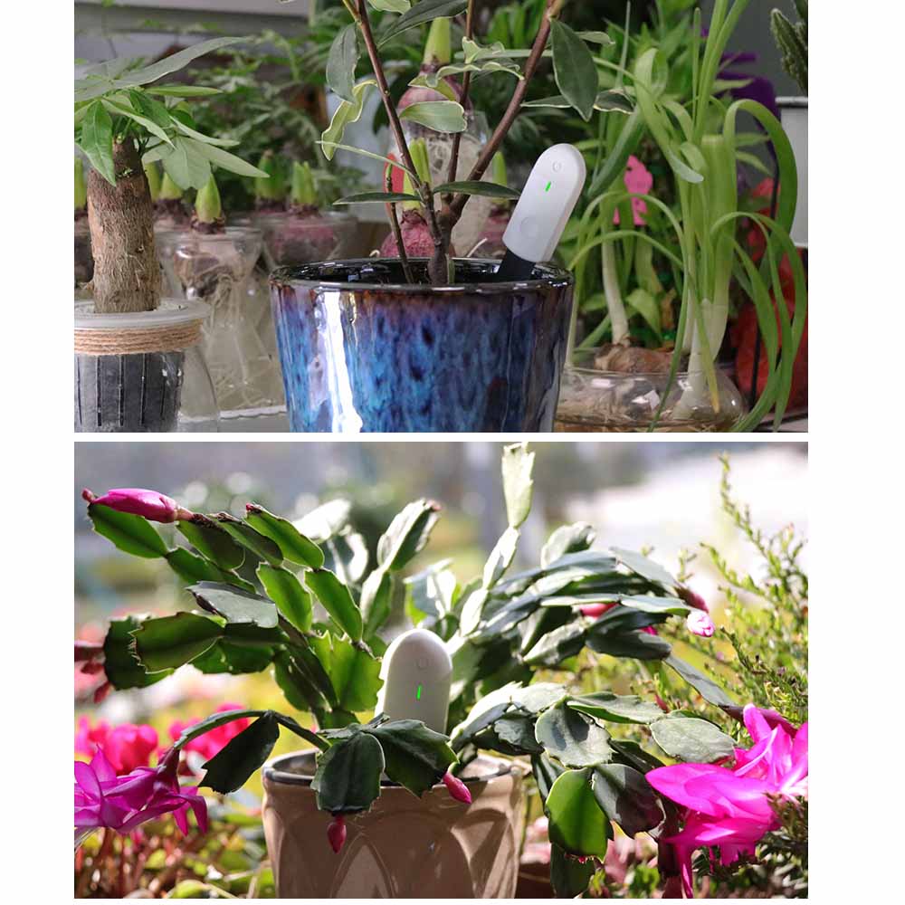 Jordfugtighedsmåler fugtsensor monitor vandtæt indikator lys jordfugtighed plante blomst fugtig testinstrument